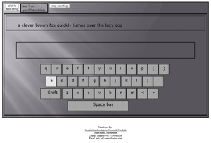 HTML5 Typing Tutor by Semicolon Developers
