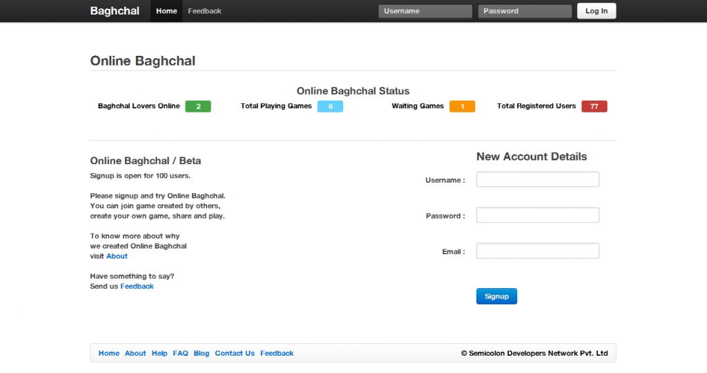 Online Baghchal -oBaghchal